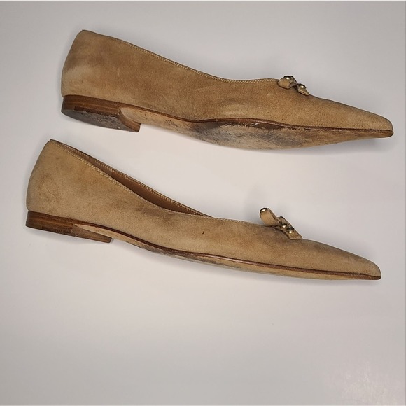 Gucci tan suede flats - Picture 5 of 7